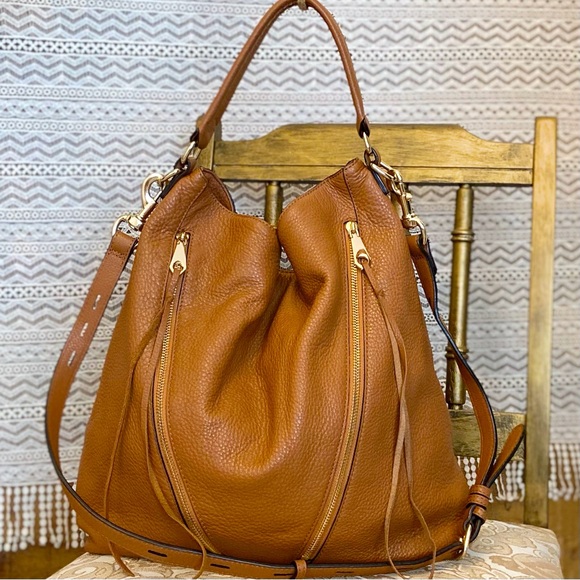Rebecca Minkoff Moto Leather Hobo Bag⭐️EXCELLENT CONDITION - Picture 1 of 16